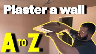 DIY Plaster a wall like a Pro  In depth guide with timings and touch tests [upl. by Nnor]