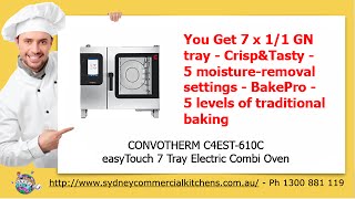 Convotherm easyTouch Combi Oven  Restaurant Equipment [upl. by Ferdie21]