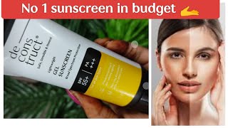 deconstruct gel sunscreen review in tamil bestsunscreenforface [upl. by Ury863]