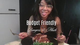 Budget Friendly Bangers amp Mash  Blvck Moxie TV [upl. by Eignav]