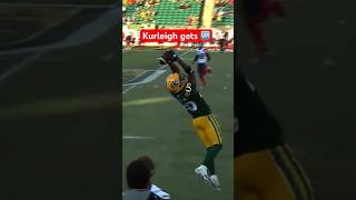 He got UP for this sideline catch cfl football cflfootball [upl. by Spain]