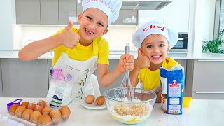 Vlad and Niki cooking for Mom and other funny stories for kids [upl. by Pelagia]