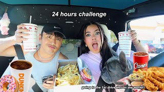 Letting The Person in FRONT of Me DECIDE What I Eat for 24 HOURS  Vlogmas Day 12 [upl. by Kreiker]