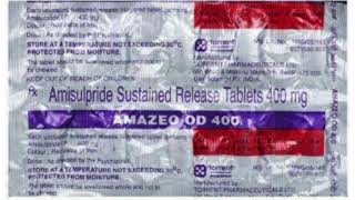 AMAZEO OD 400 Tablets Amisulpride Sustained Release Tablets 400 mg [upl. by Estas308]