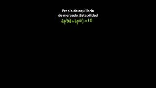 Para qué sirven las ecuaciones diferenciales en economía Equilibrio de mercado maths economia [upl. by Hachman]