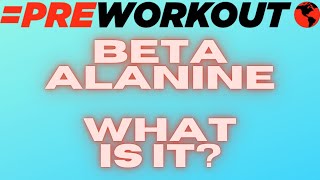 Beta Alanine in PreWorkouts  What is it [upl. by Suoirtemed]