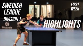 Swedish Division 1 Highlights Week One  HIGHLIGHTS 1 [upl. by Reivaj]