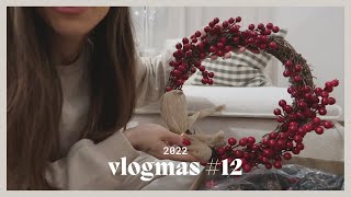 VLOGMAS 2022 12  Tamara Lukovics [upl. by Ayotyal]