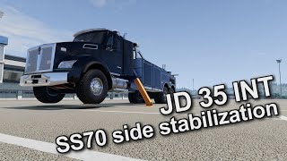 JerrDan 35 beta 13  SIDE STABILIZATION  BeamNGdrive [upl. by Ahsad]