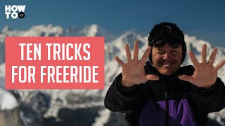 10 Tricks for Freeriding with Snowboarder Xavier De Le Rue  HOW TO XV [upl. by Ihsoyim]