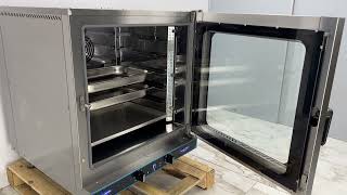 Convectomat profesional cu umidificator 6 tavi GN 11 sau 600x400 Ideal Inox 380 V [upl. by Miller794]