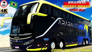 Map Rotas Brasil ETS2 150 SAO JOSEA  IBATE  Ararangel ncsmap ets2perù mpsmap busesdelperu [upl. by Ayim]