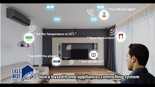 Voice based home appliances controlling system [upl. by Nylsoj]