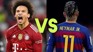 Neymar Jr vs Leroy Sane  EPIC SKILLS  Dribbling  Goals [upl. by Wendell]