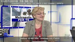 METROPOLIS 15 LUGLIO 2019 CAF CISL LOMBARDIA [upl. by Ferde]