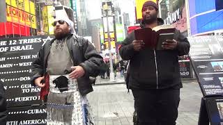 Black Hebrew Israelites Jesus is Black ISUPK TimesSquare [upl. by Rakso]