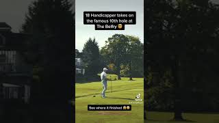 18 HANDICAPPER VS THE 10TH AT THE BELFRY golfshorts [upl. by Aikat]