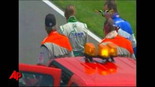 Raw Video De Silvestro Injured in Indy Crash [upl. by Aiuqal144]