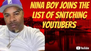 NINA BOY JOINS THE LONG LIST OF GANG MEMBERS TURNED YOUTUBE SNITCHES [upl. by Bikales]