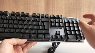 Fantech Full Size Gaming Keyboard Fighter II K613L [upl. by Alak444]