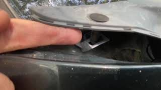 2004 F150 windshield wiper cowl removal [upl. by Shulock]