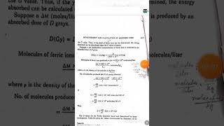 chemical dosimetry [upl. by Sacha]