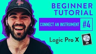 How To Connect a Guitar to Logic Pro X  2017 Beginner Tutorial 4 [upl. by Peggi]