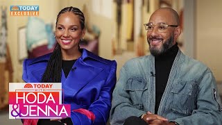 Alicia Keys Swizz Beatz on inspiring others with ‘Giants’ art exhibit [upl. by Eimoan659]