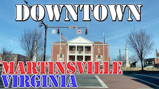 Martinsville  Virginia  4K Downtown Drive [upl. by Ynney]