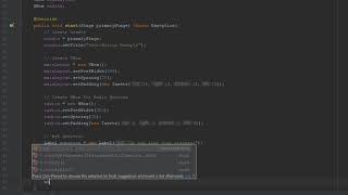 How to code JavaFX Radio Buttons Tutorial [upl. by Novehc]