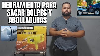 HERRAMIENTA PARA SACAR GOLPES Y ABOLLADURAS DE AUTO SPOOTER O ESTRACTOR DE GOLPES [upl. by Varhol850]