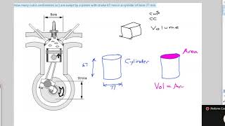 Area and Volume  Piston question [upl. by Osmen]