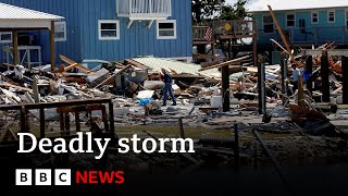 Hurricane Helene kills at least 116 people across US  BBC News [upl. by Clarita]