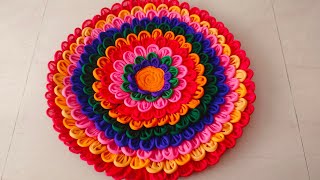 डोर मेट कैसे बनाएंdormant kaise banaendoormat making at homeflower paydansharda383 Sharda [upl. by Fisk]