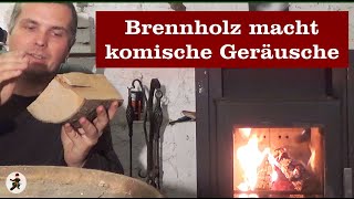 Brennholz macht komische Geräusche [upl. by Anires]