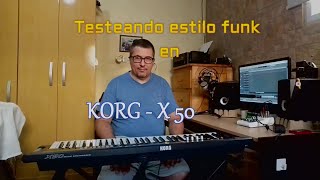 KORG X 50 Demo Piano Eléctrico y Brass [upl. by Nitsew941]