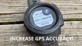 Garmin Instinct Review Increase GPS ACCURACY on the Instinct by adding GALILEO to Activities [upl. by Dewar]