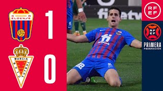 RESUMEN PrimeraFederación  CD Eldense 10 Real Murcia CF  Grupo 2  Jornada 19 [upl. by Arvy]