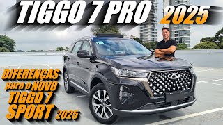 TIGGO 7 PRO MAX DRIVE 2025  O que muda em relação a nova versão do TIGGO 7 SPORT 2025 [upl. by Aleda]