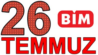 BİM 26 TEMMUZ 2024 AKTÜEL ÜRÜNLER KATALOĞU [upl. by Atinel]