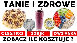 🥘 Tanie i zdrowe  ciastko owsianka i szejk🍷 Zobacz czy zdrowe odżywianie jest drogie OBALAM MIT [upl. by Akcinat]