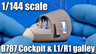 1144 B787 Cockpit amp L1R1 galley  Stand alone version  Preview [upl. by Oker333]