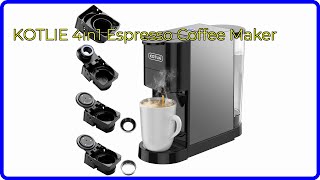 REVIEW 2024 KOTLIE 4in1 Espresso Coffee Maker ESSENTIAL details [upl. by Dedie975]