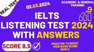 IELTS Listening Practice Test 2024 with Answers  02032024 [upl. by Assenad]