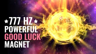 777 Hz Good Luck Frequency Wealth Manifestation Frequency Luck Subliminal [upl. by Anyahc935]