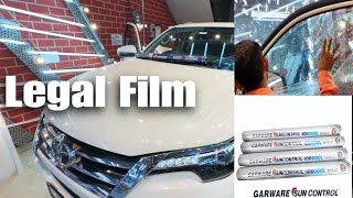 Installed Garware Sun Protection Film In My Fortuner  Legal In India No Challan [upl. by Margarette]