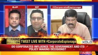 The Newshour Debate Whos behind Corporate Espionage  Part 2 19th Feb 2015 [upl. by Nnek]