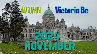 🇨🇦Autumn walk in Victoria Bc CANADA🇨🇦 [upl. by Ttegdirb]