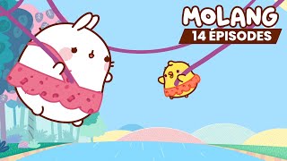 Molang et Piu Piu LEPREUVE de la Rivière 🌊  Dessin Animé pour Enfants [upl. by Ettezzil]