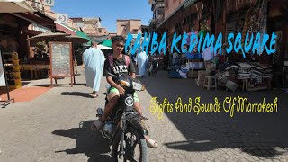 Rahba Kedima Square  Sights And sounds Of Marrakesh [upl. by Iveel]